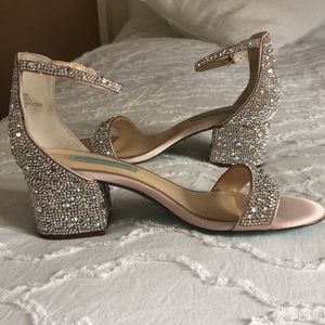 Betsey Johnson Rhinestone Sandals